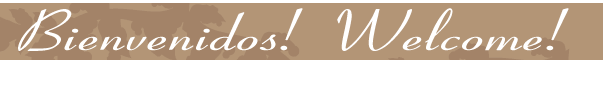 Bienvenidos! Welcome!